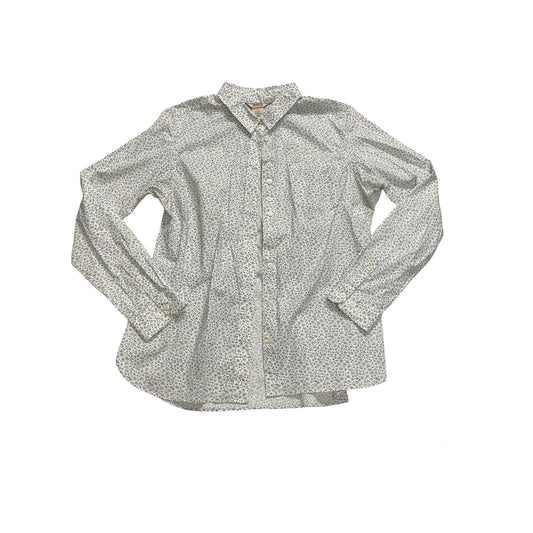 Top Ls By Duluth Trading In Blue & White, Size:L