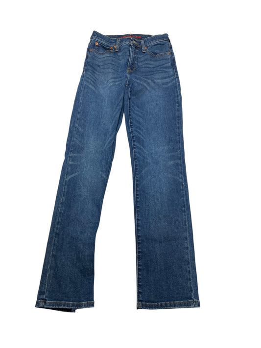 Jeans Straight By Lucky Brand In Blue Denim, Size:6L