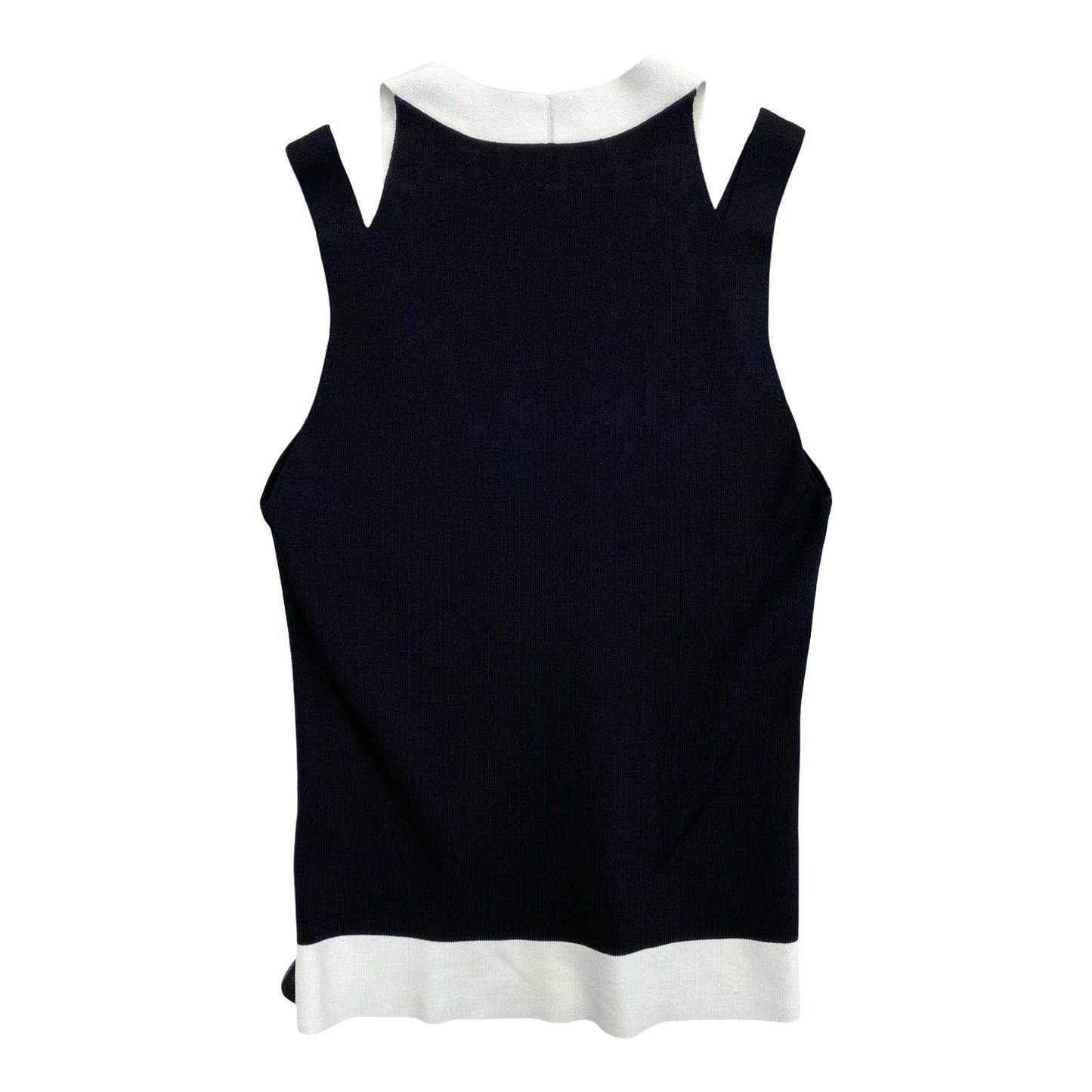 Top Sleeveless By White House Black Market In Black & White, Size:L