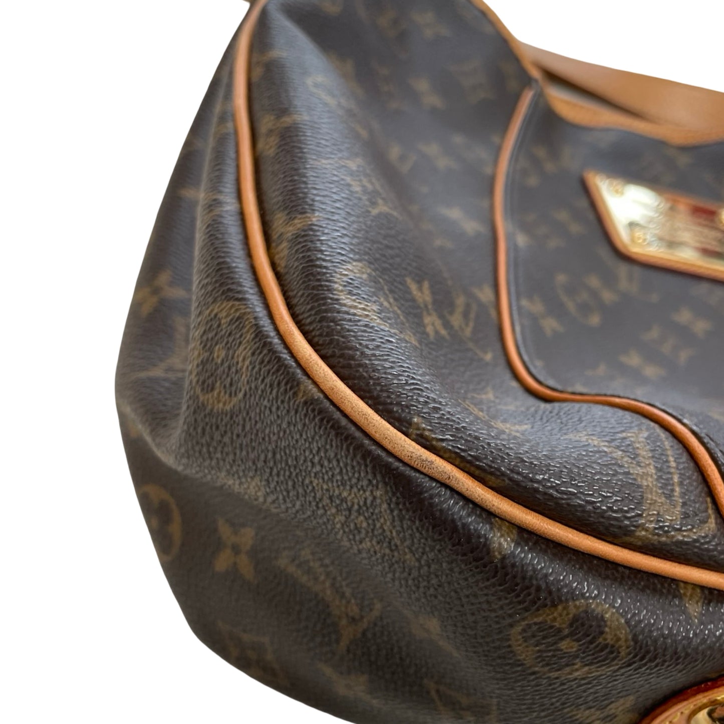 HANDBAG LUXURY DESIGNER by LOUIS VUITTON In BROWN, Size: LARGE