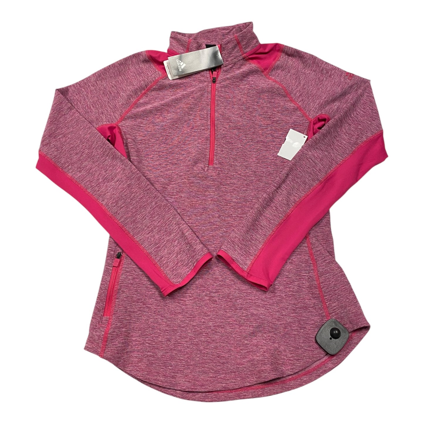 Athletic Top Ls Collar By Adidas In Pink, Size:S