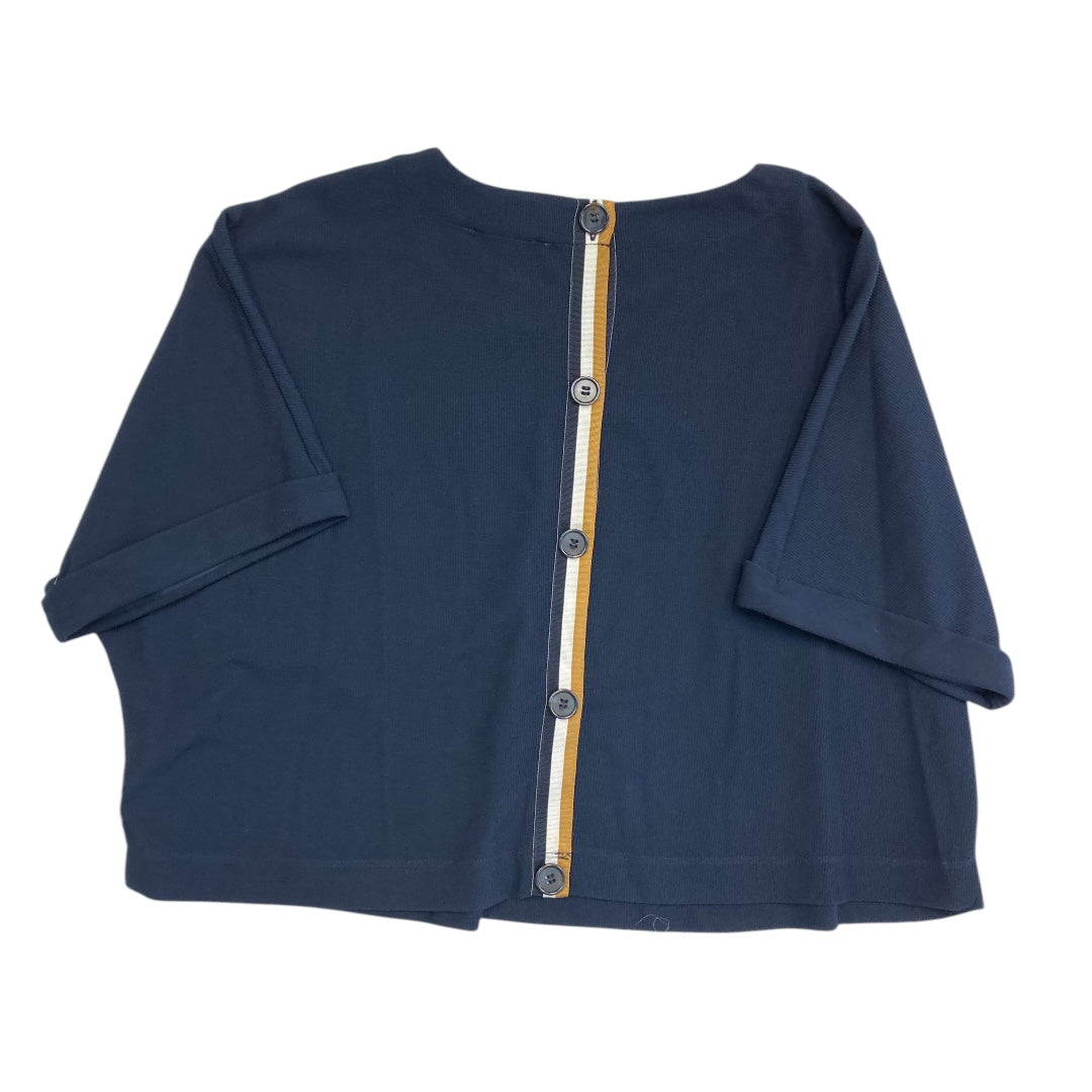 Top Ss By Adrianna Papell In Navy, Size:M