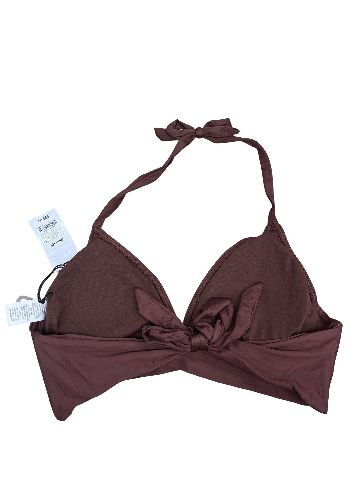 Swimsuit Top By Shade & Shore In Brown, Size:M