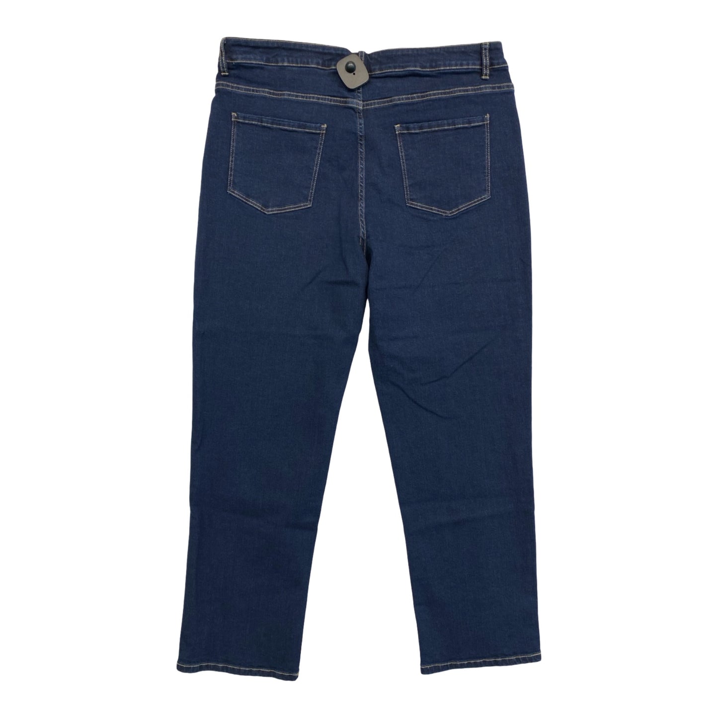 Jeans Straight By Coldwater Creek In Blue Denim, Size:16
