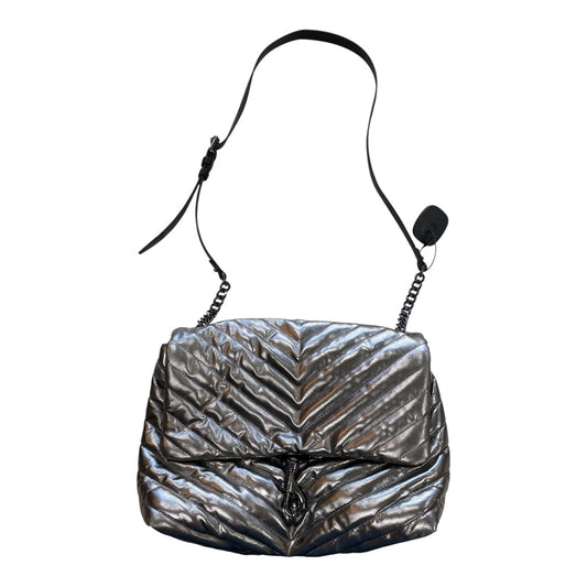 Handbag Designer By Rebecca Minkoff In Silver, Size:Large