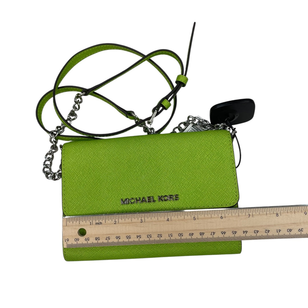 Handbag Designer By Michael Kors In Green, Size:Small