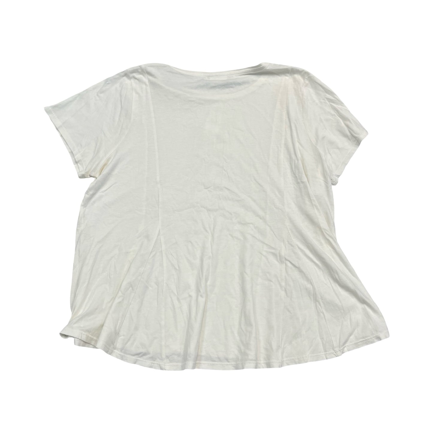 Top Ss By J. Jill In Cream, Size:3X