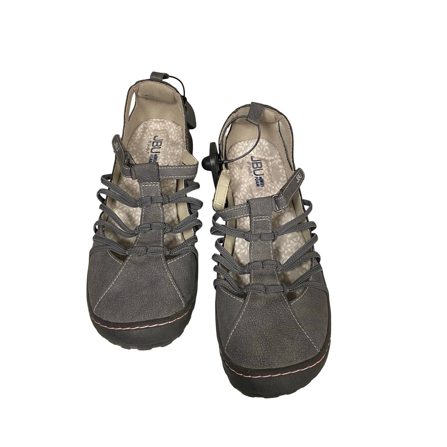 Shoes Flats By Jbu By Jambu In Grey, Size:11