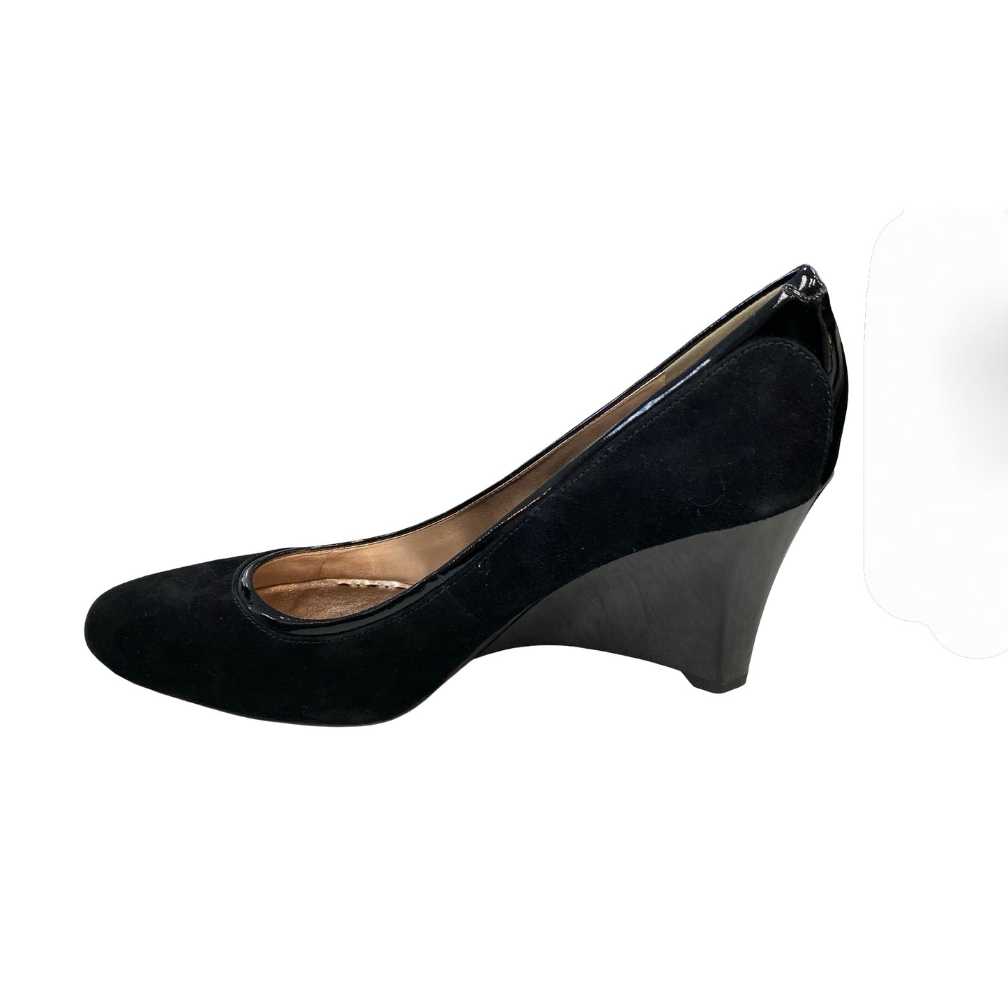 Shoes Heels Wedge By Caressa In Black, Size:10