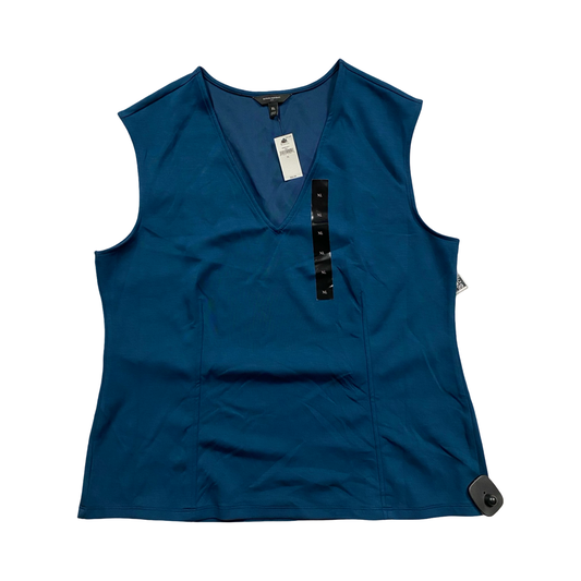 Top Sleeveless By Banana Republic In Blue, Size:Xl