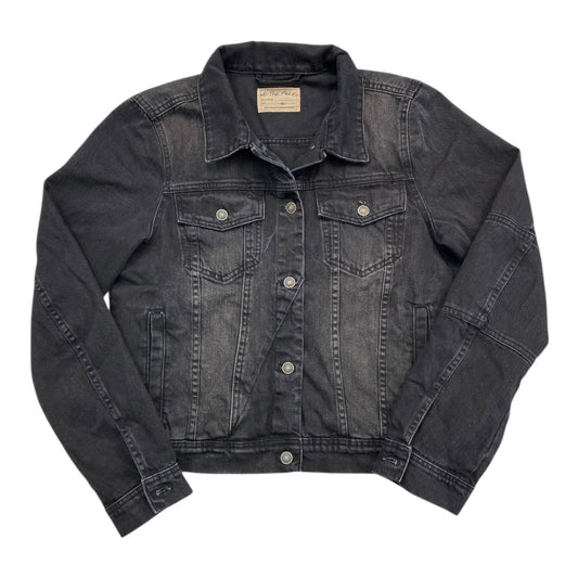 Jacket Denim By We The Free In Black Denim, Size:Xl