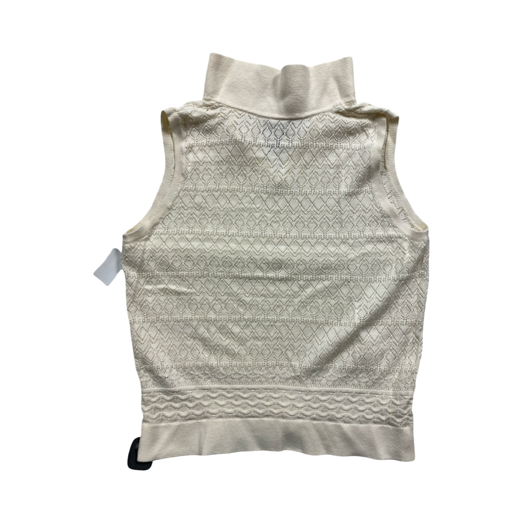 Top Sleeveless By Lands End In Cream, Size:L