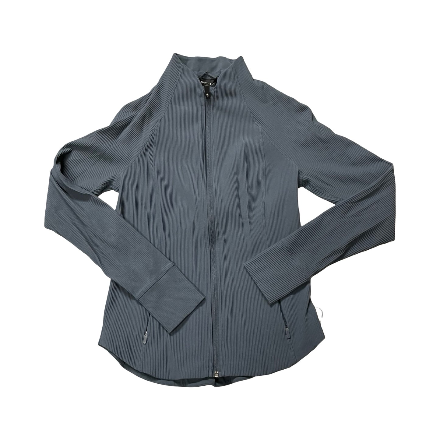 Athletic Jacket By Athleta In Grey, Size:M