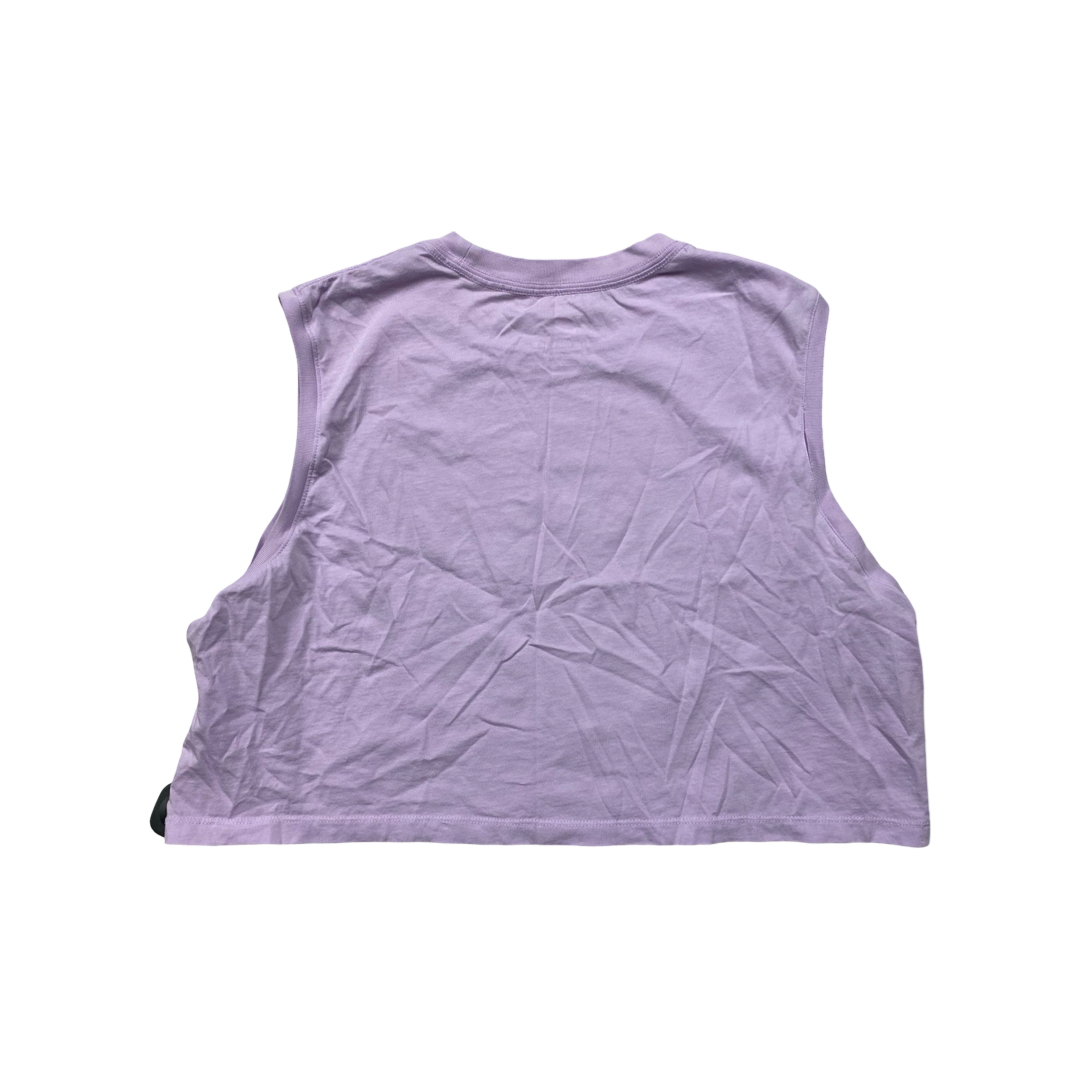 Athletic Tank Top By Nike In Purple, Size:L