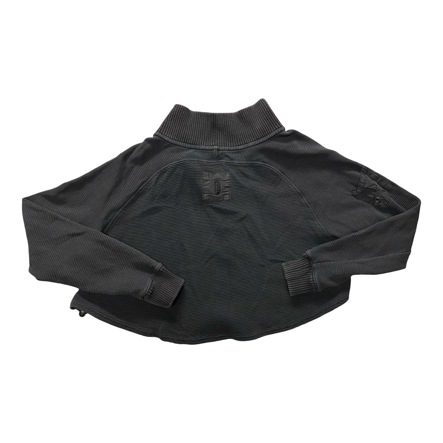 Athletic Top Ls Collar By Free People In Grey, Size:S