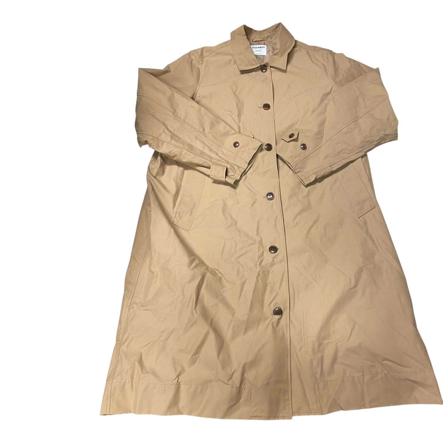 Coat Trench Coat By Old Navy In Tan, Size:Xxl