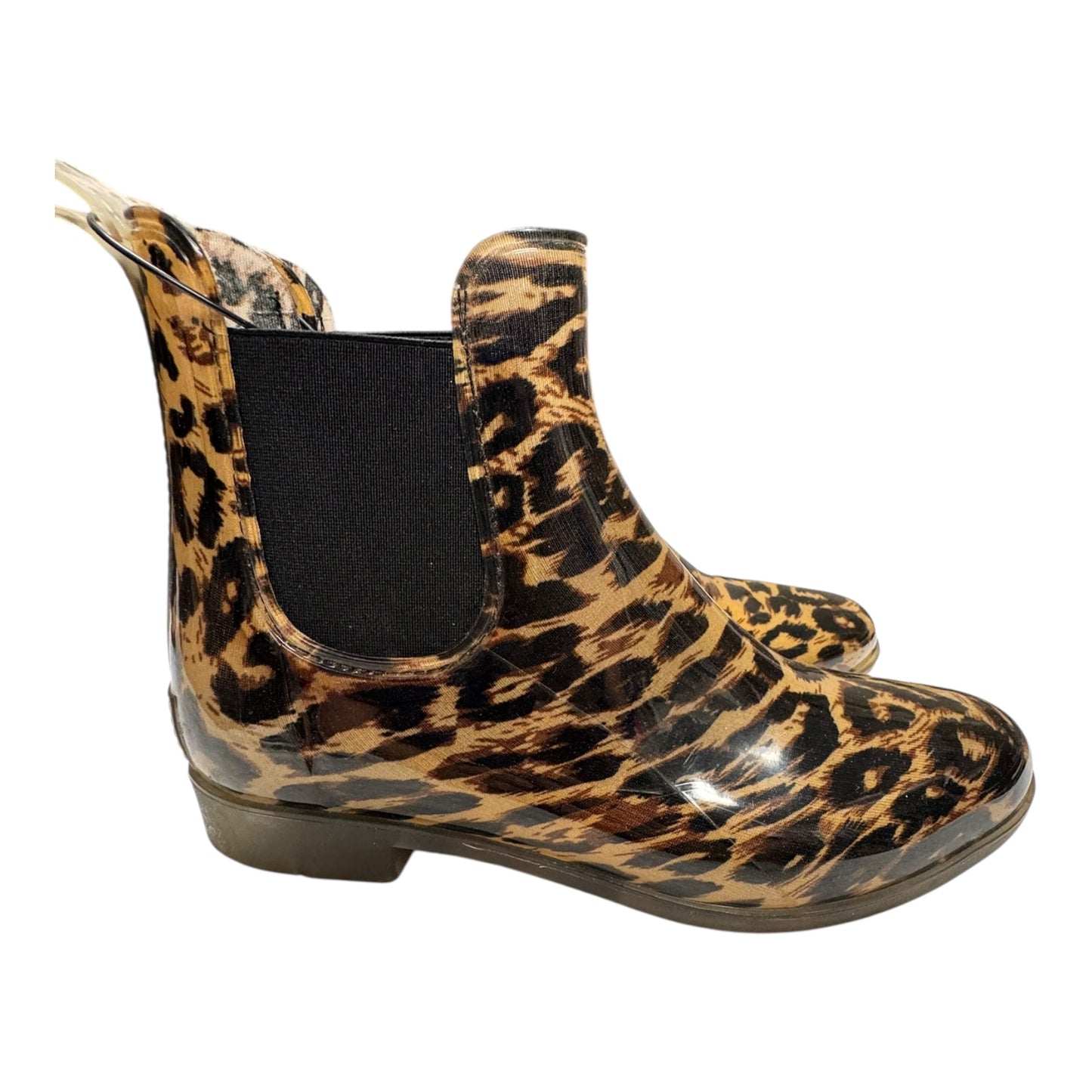 Boots Rain By J. Crew In Animal Print, Size:10