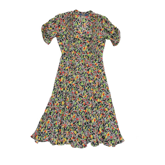 Dress Party Midi By Polo Ralph Lauren In Multi, Size:0