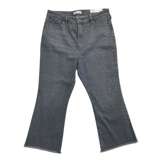 Jeans Cropped By Loft In Grey, Size:12