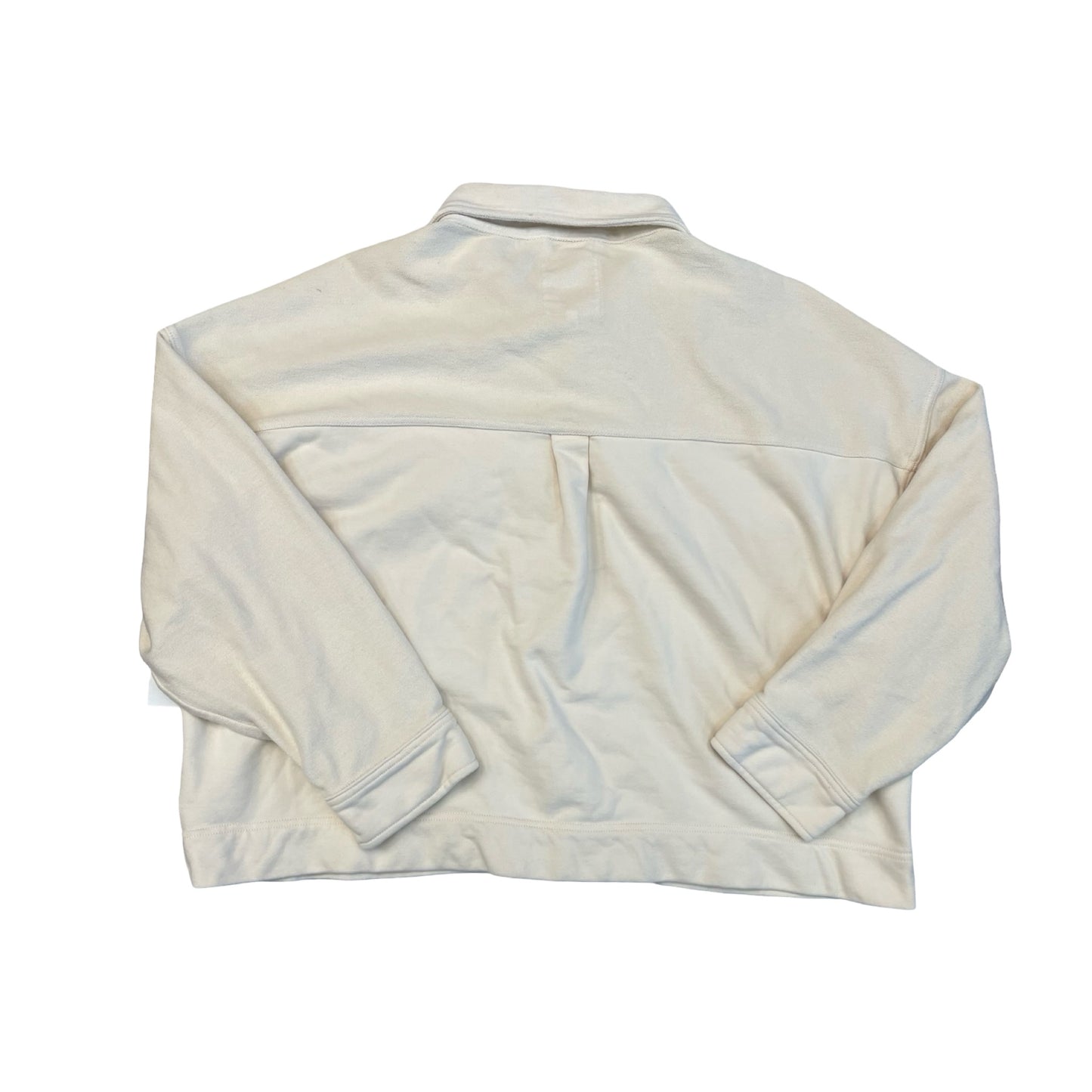 Jacket Shirt By Aerie In Cream, Size:Xxl