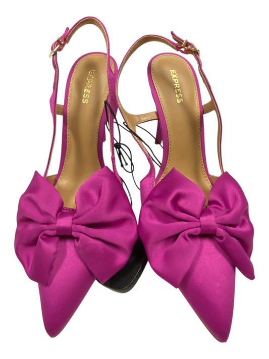 Shoes Heels Stiletto By Express In Purple, Size:8.5