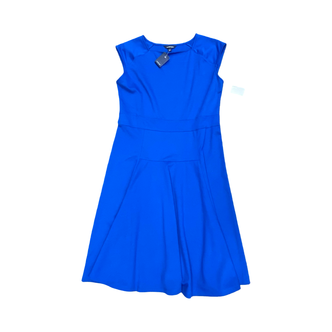 Dress Casual Midi By Lands End In Black, Size:L