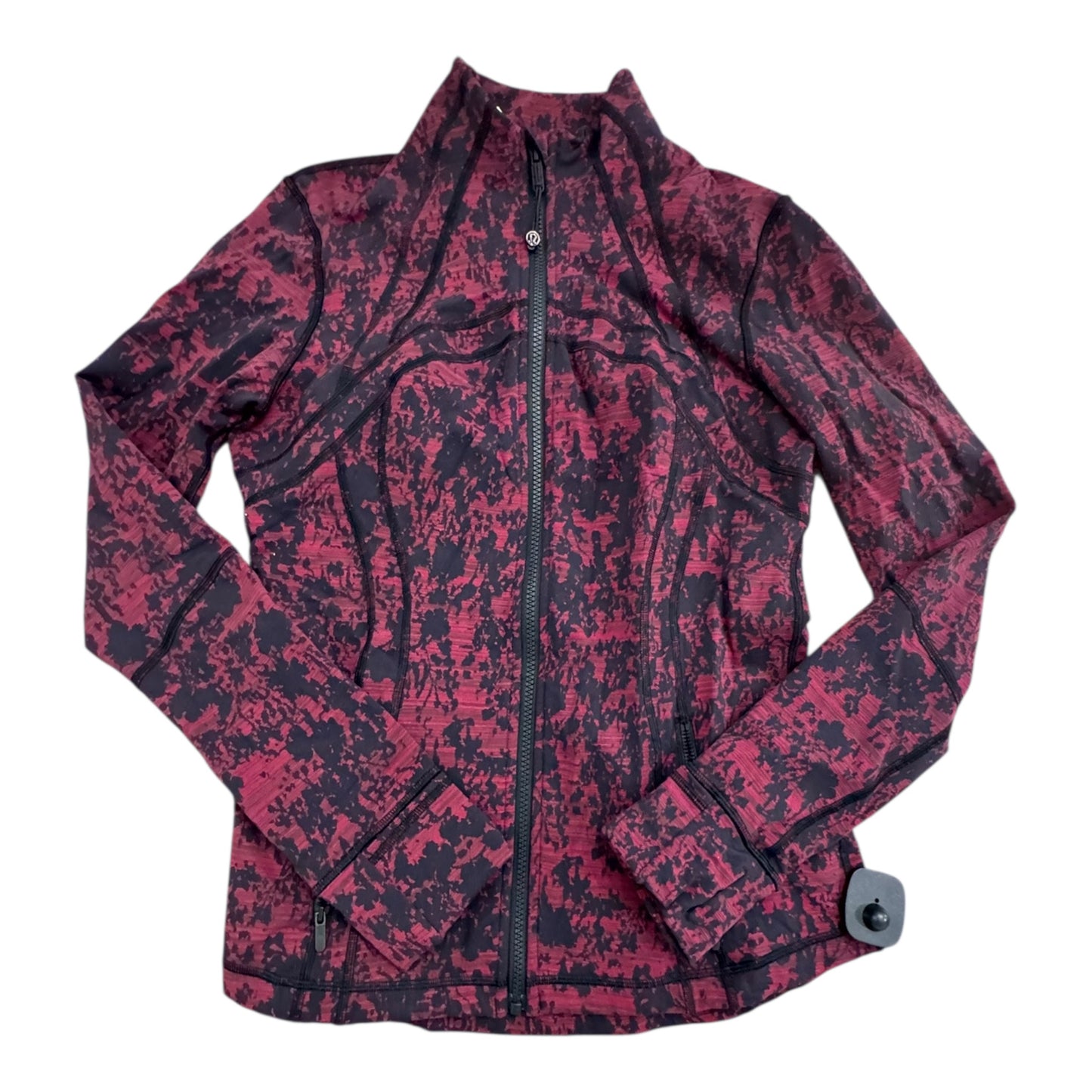 Athletic Jacket By Lululemon In Multi, Size:10
