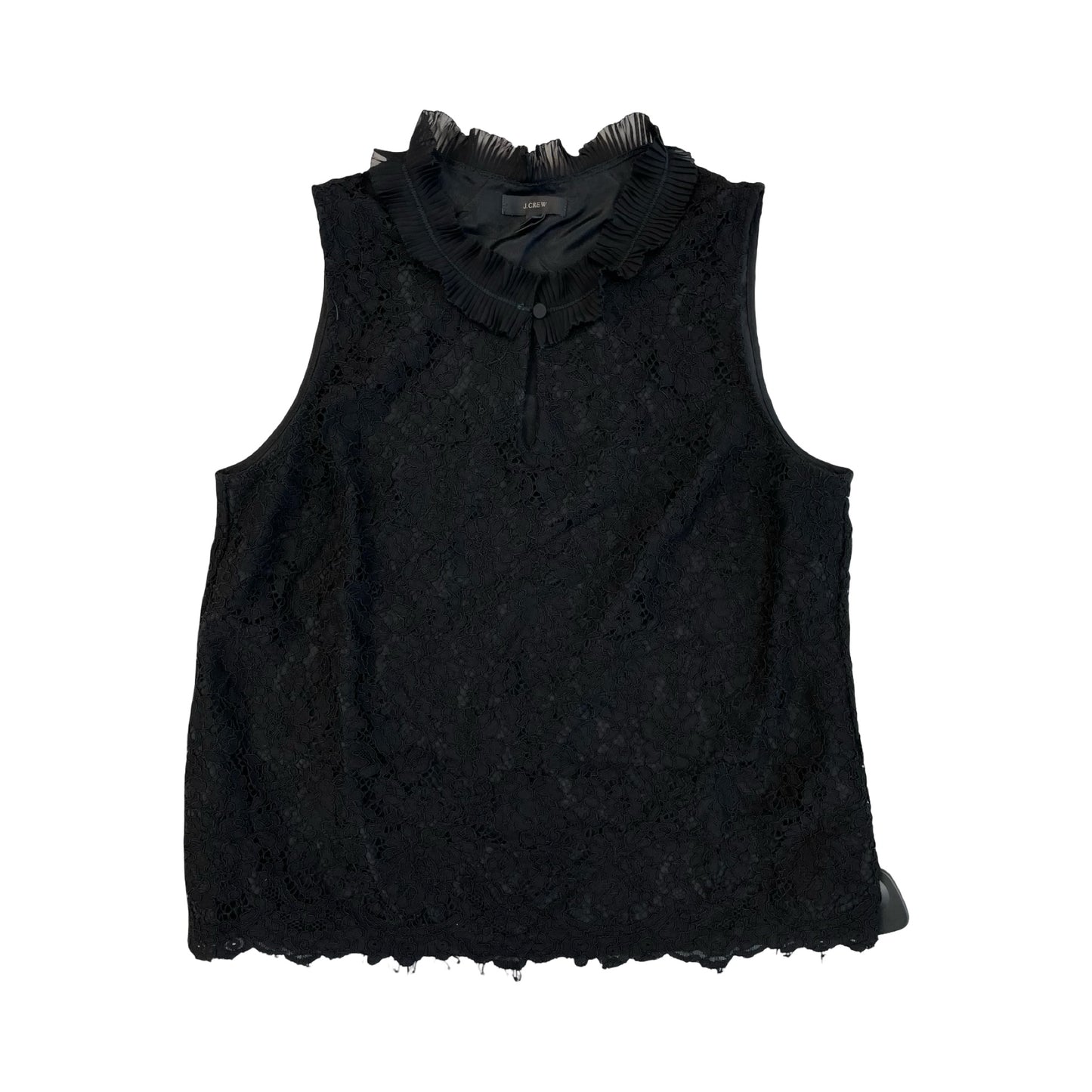 Top Sleeveless By J. Crew In Black, Size:L