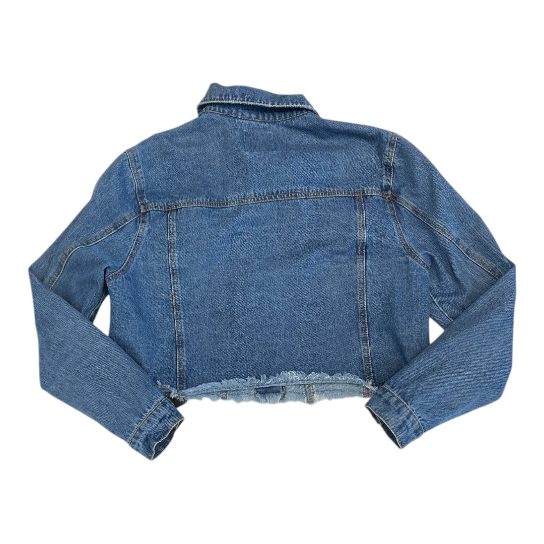 Jacket Denim By Love Tree In Blue Denim, Size:M