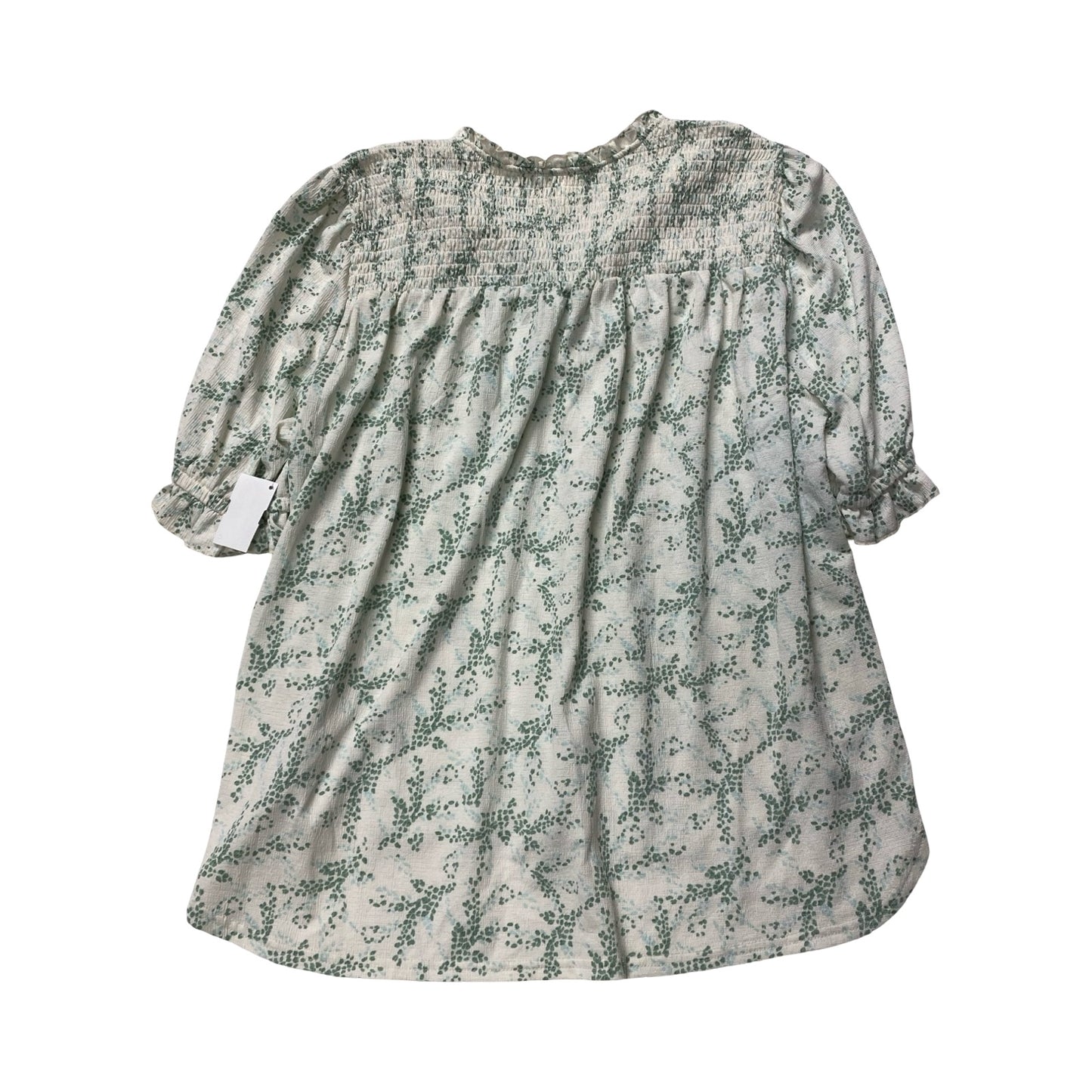 Top Ss By Melloday In Green & White, Size:M