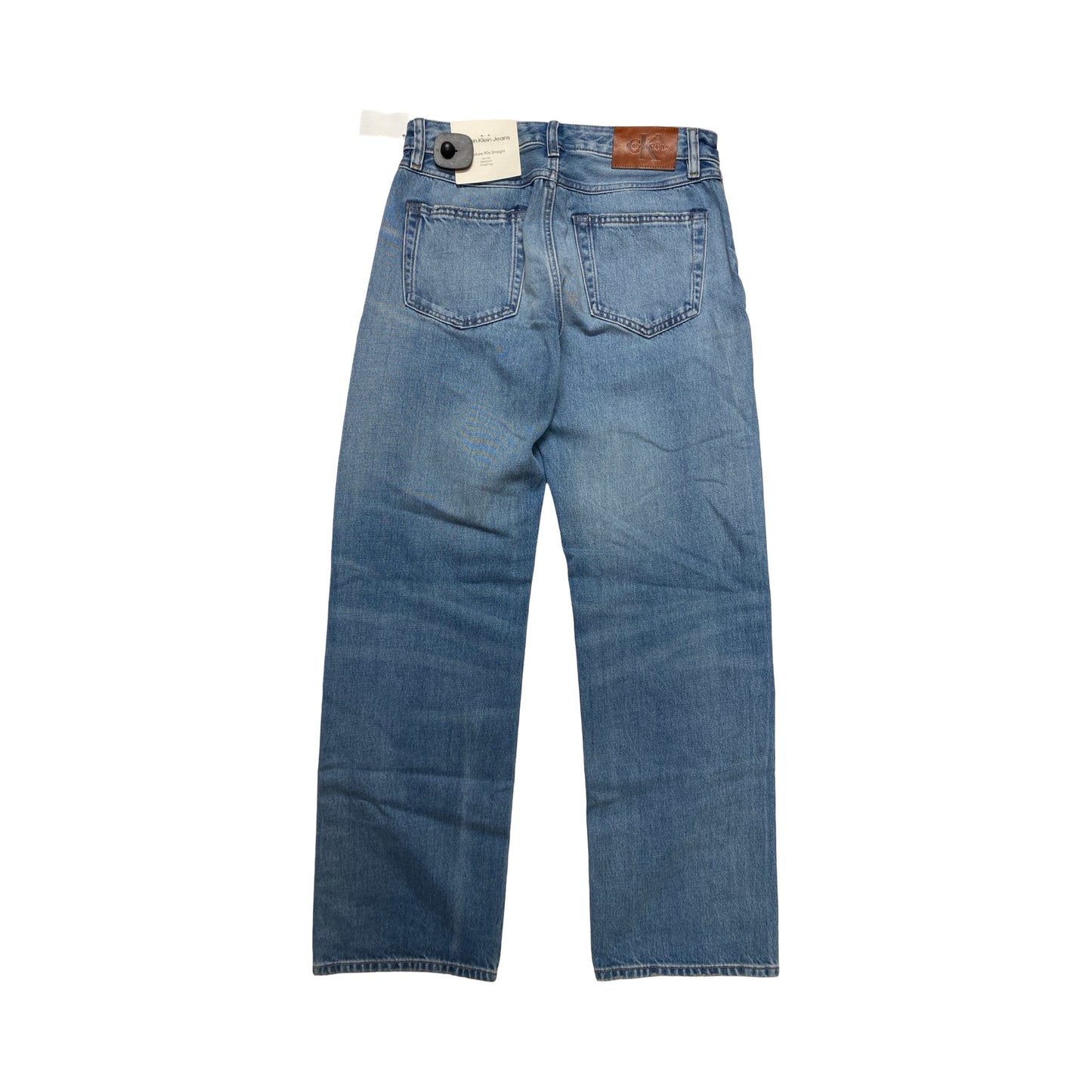Jeans Straight By Calvin Klein In Blue Denim, Size:2