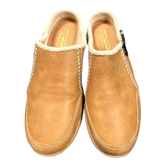 Shoes Flats By Skechers In Tan, Size:10