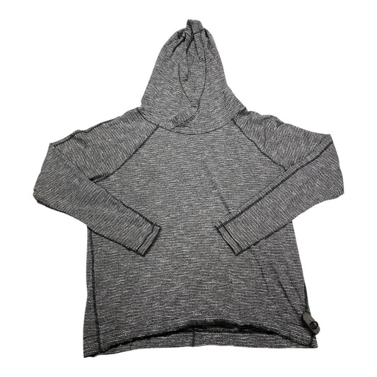 Athletic Top Ls Hoodie By Lululemon In Grey, Size:M