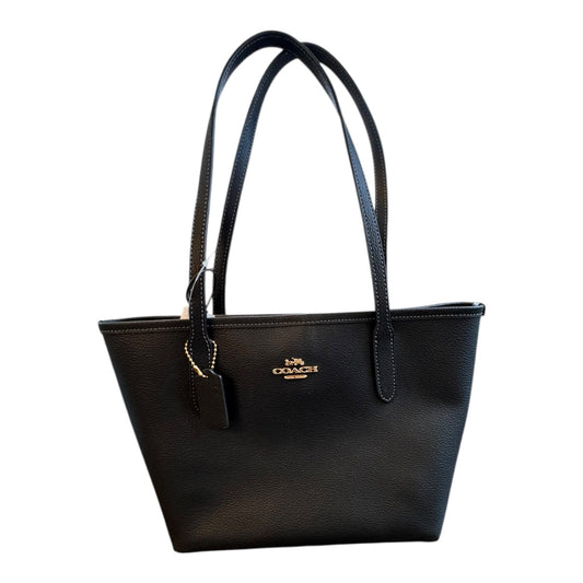 Handbag Designer By Coach In Black, Size:Small