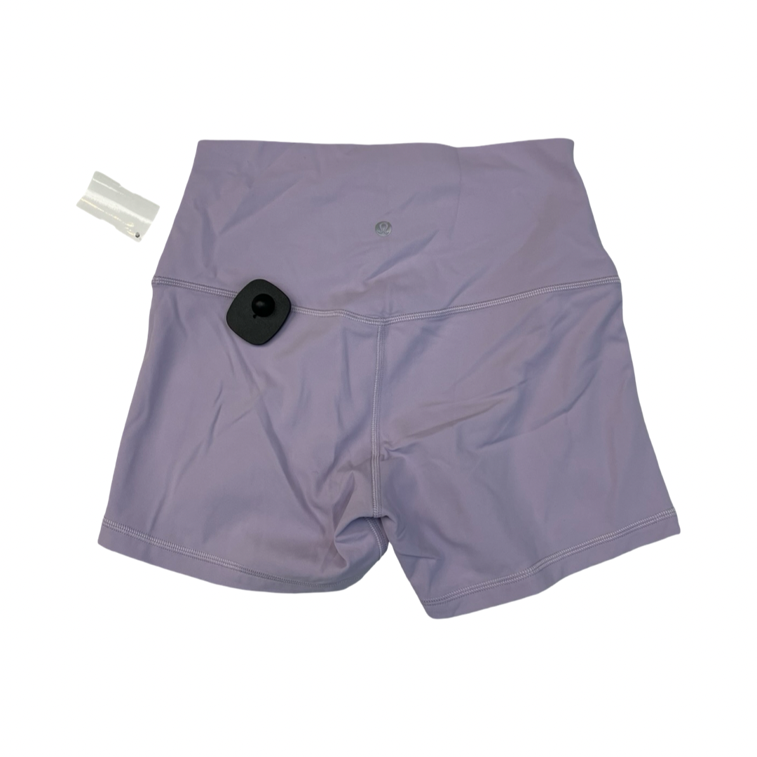 Athletic Shorts By Lululemon In Purple, Size:8