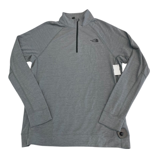 Athletic Top Ls Crewneck By The North Face In Grey, Size:Xl