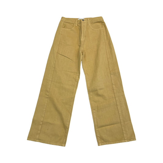 Jeans Wide Leg By Just Black In Yellow, Size:4
