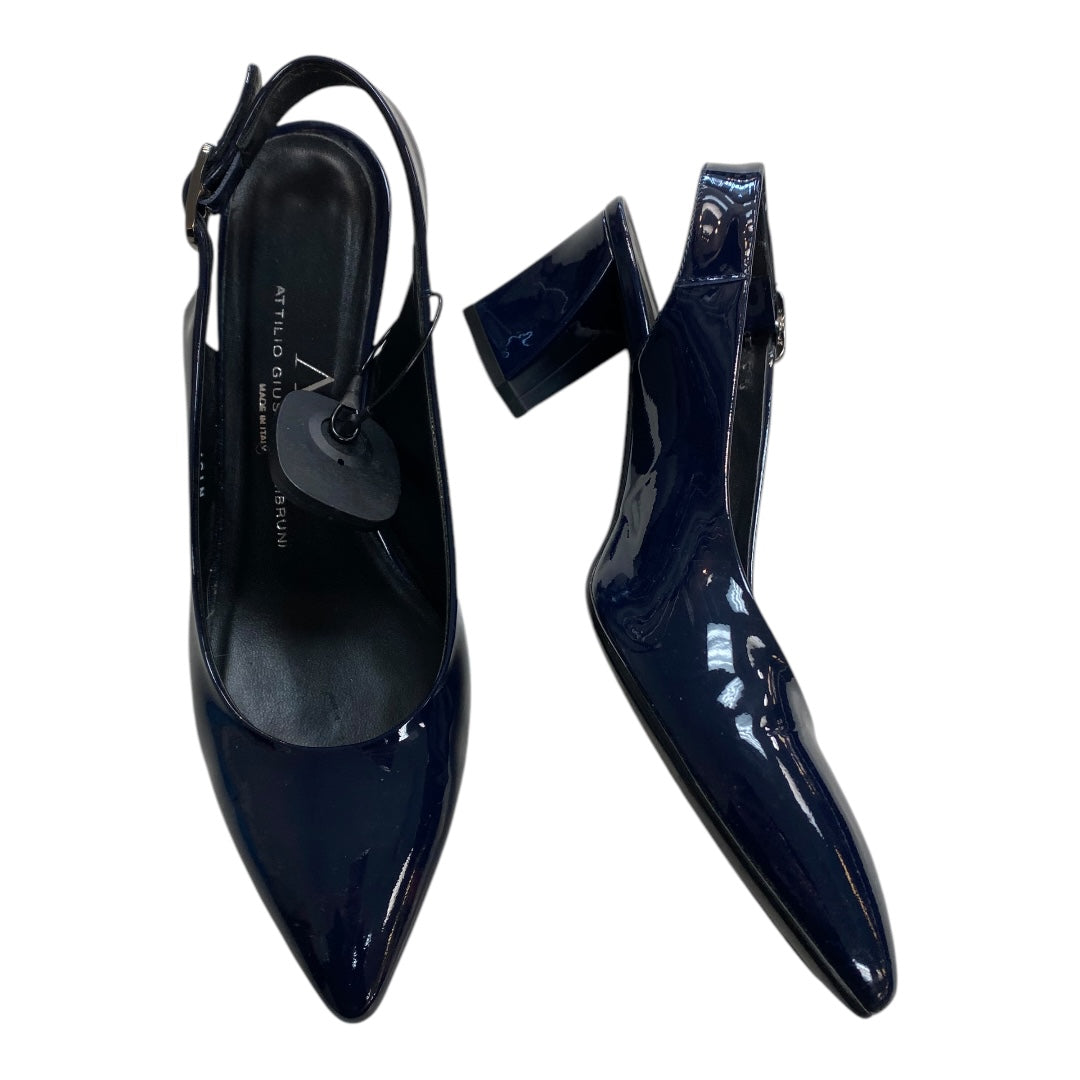 Shoes Heels Stiletto By Agl In Navy, Size:9