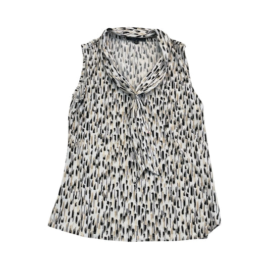 Top Sleeveless By Adrienne Vittadini In Multi, Size:S
