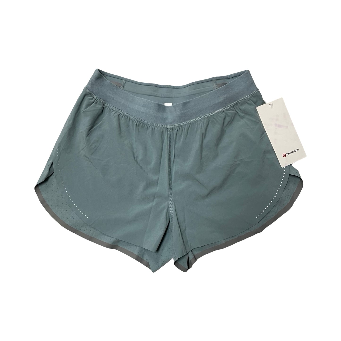 Athletic Shorts By Lululemon In Teal, Size:6