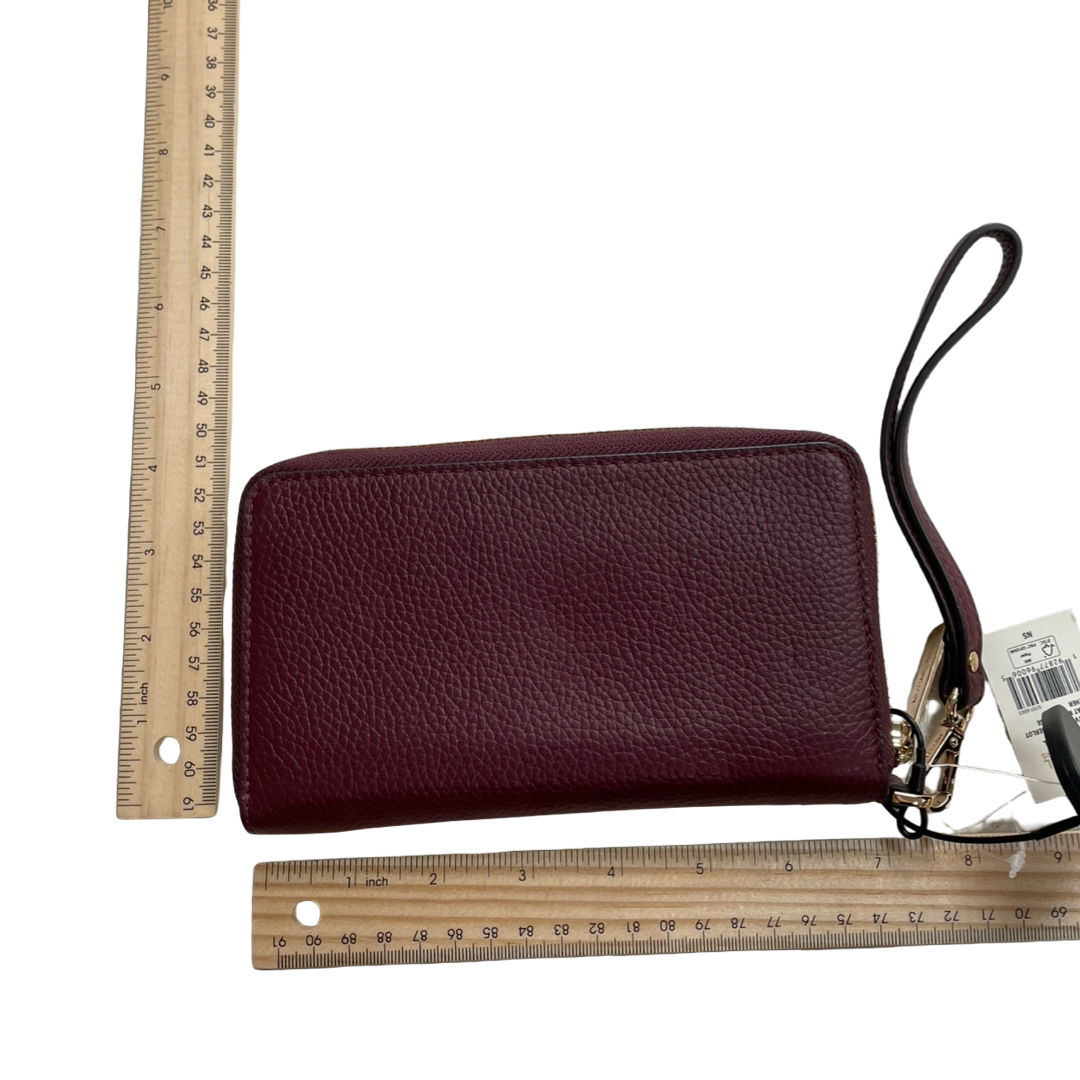 Wristlet Designer By Michael Kors In Maroon, Size:Medium
