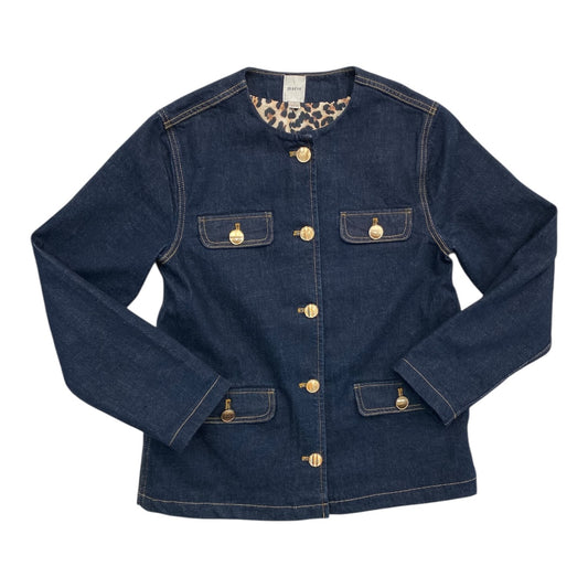 Jacket Denim By Maeve In Blue Denim, Size:S