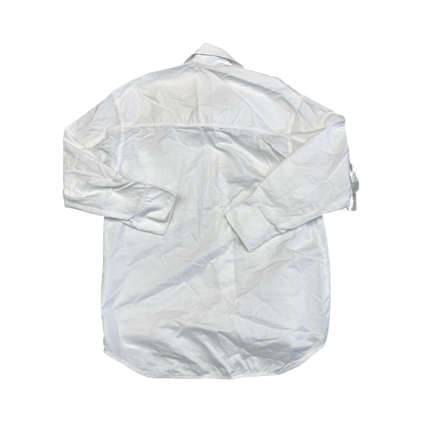 Blouse Ls By Zara In White, Size:M
