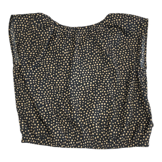 Top Sleeveless By Loft In Polkadot Pattern, Size:M