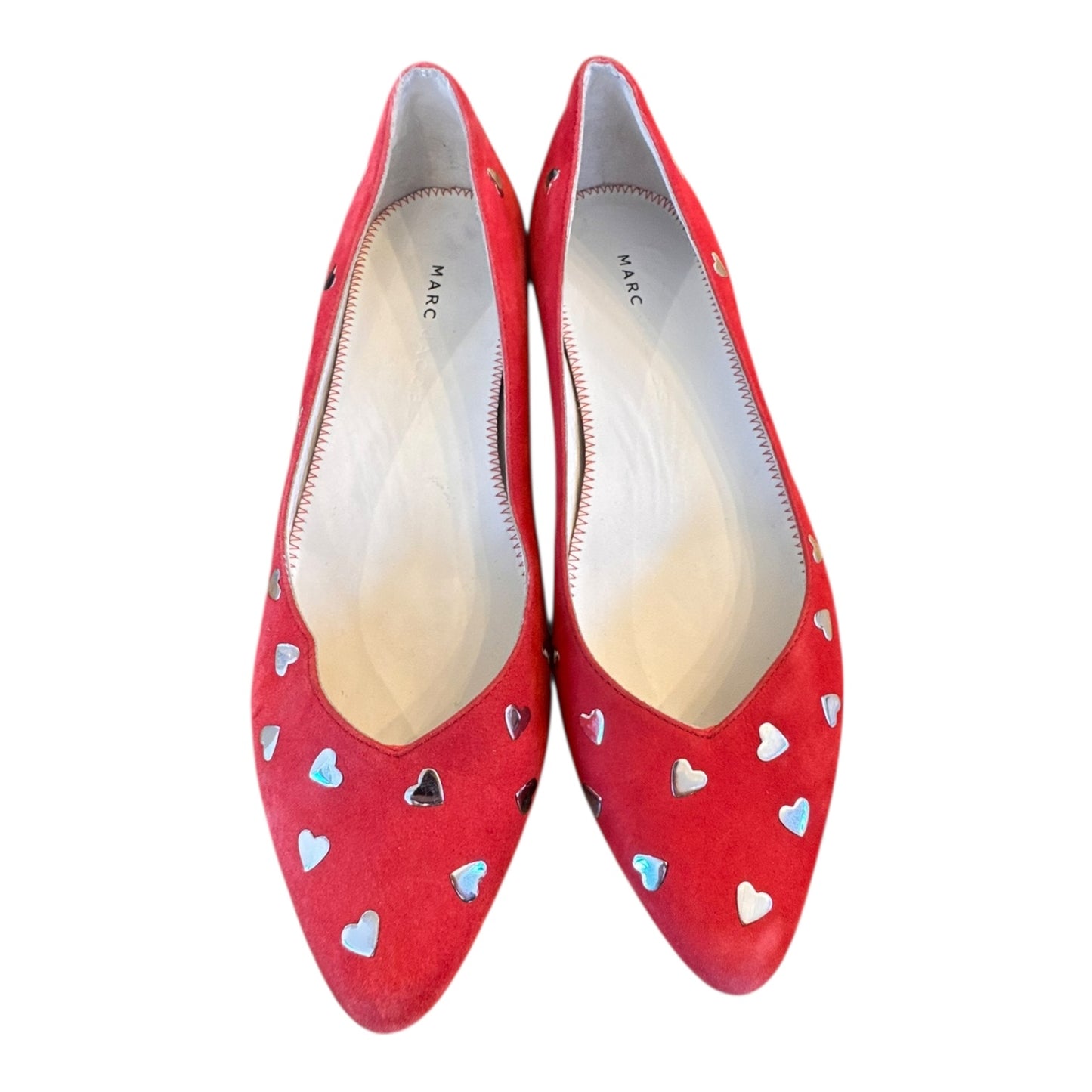 Shoes Designer By Marc Jacobs In Red, Size:7