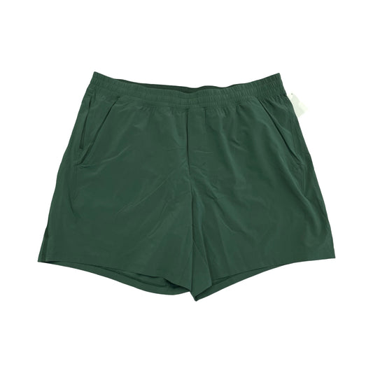 Athletic Shorts By Lululemon In Green, Size:Xxl