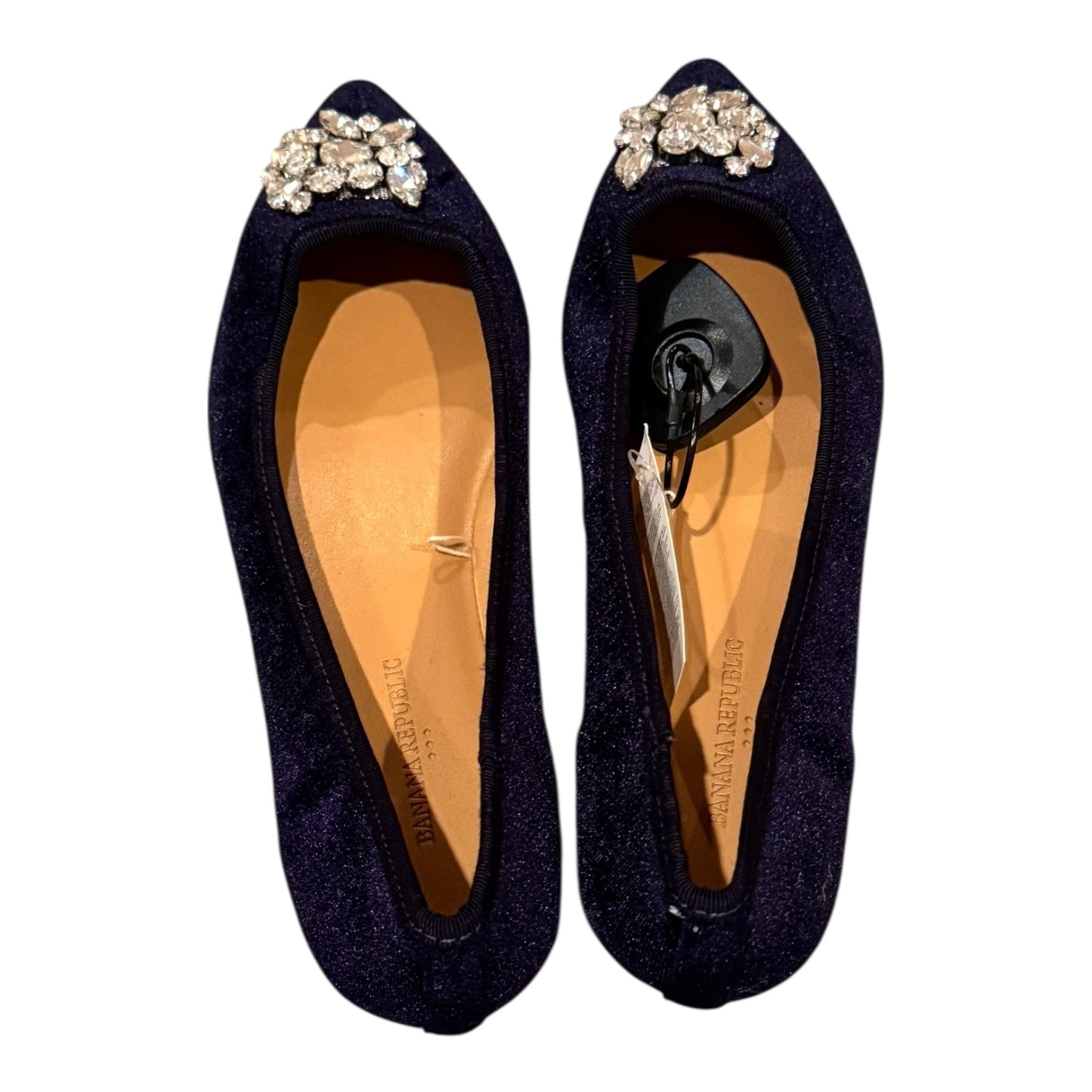 Shoes Flats By Banana Republic In Navy, Size:7