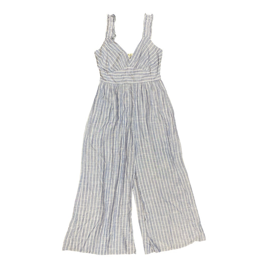 Jumpsuit By Blush In Blue & White, Size:Xl