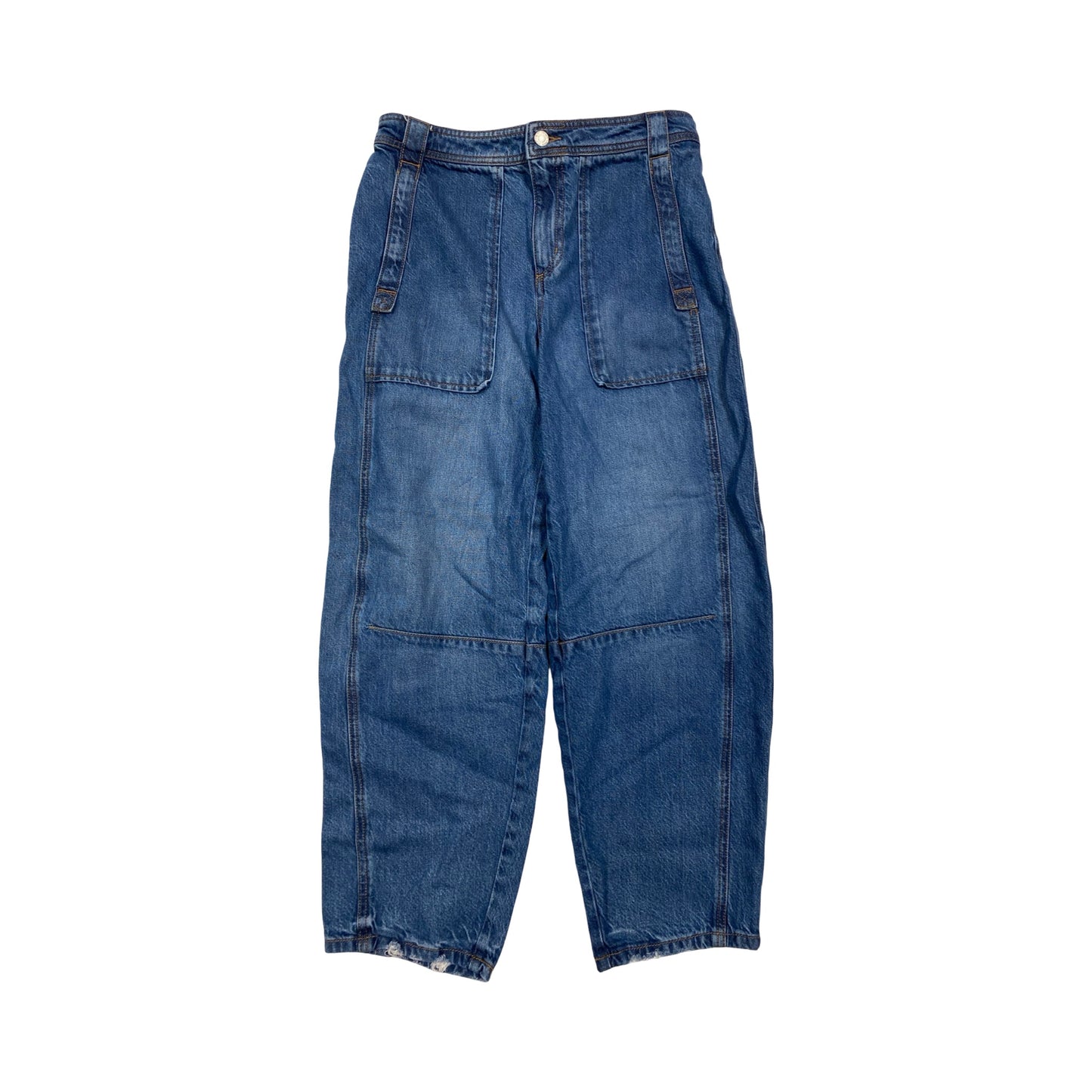 Jeans Boyfriend By Loft In Blue Denim, Size:4