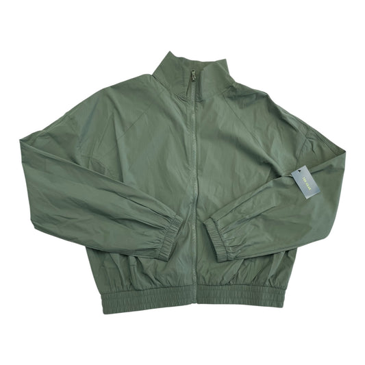 Athletic Jacket By Tek Gear In Green, Size:L